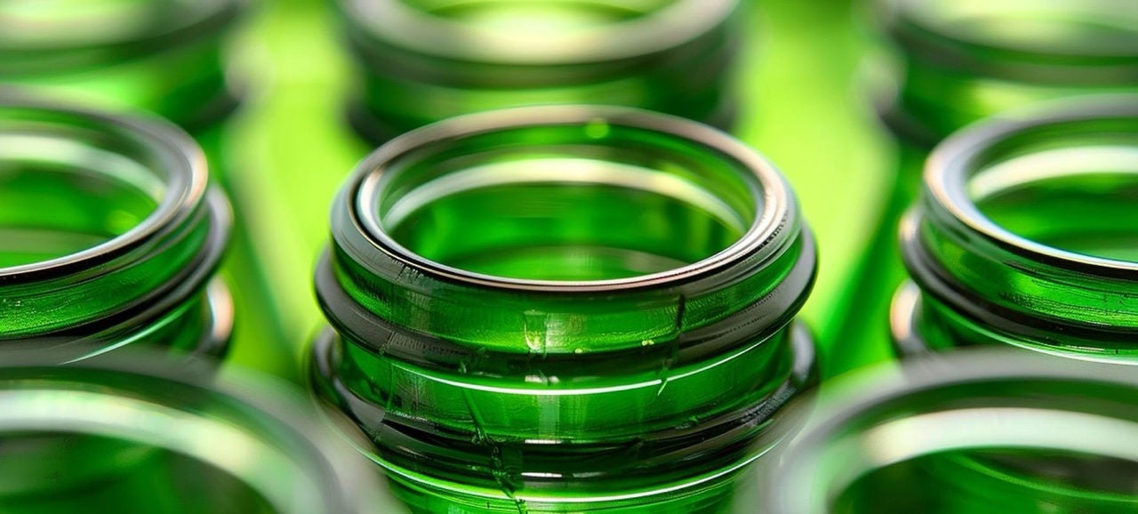 Gros plan de fragments multicolores de verre sur sol