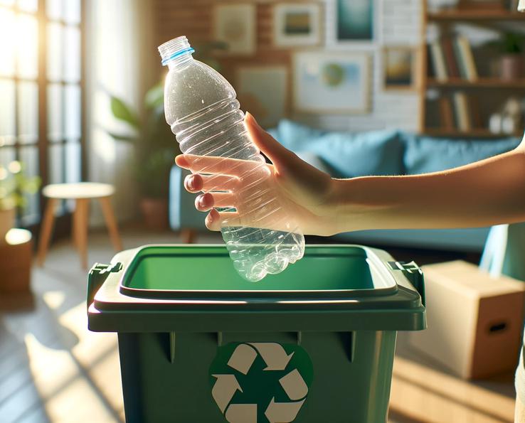 ¿Aplastar o dejar tal cual, qué hacer con el reciclaje de botellas de plástico?
